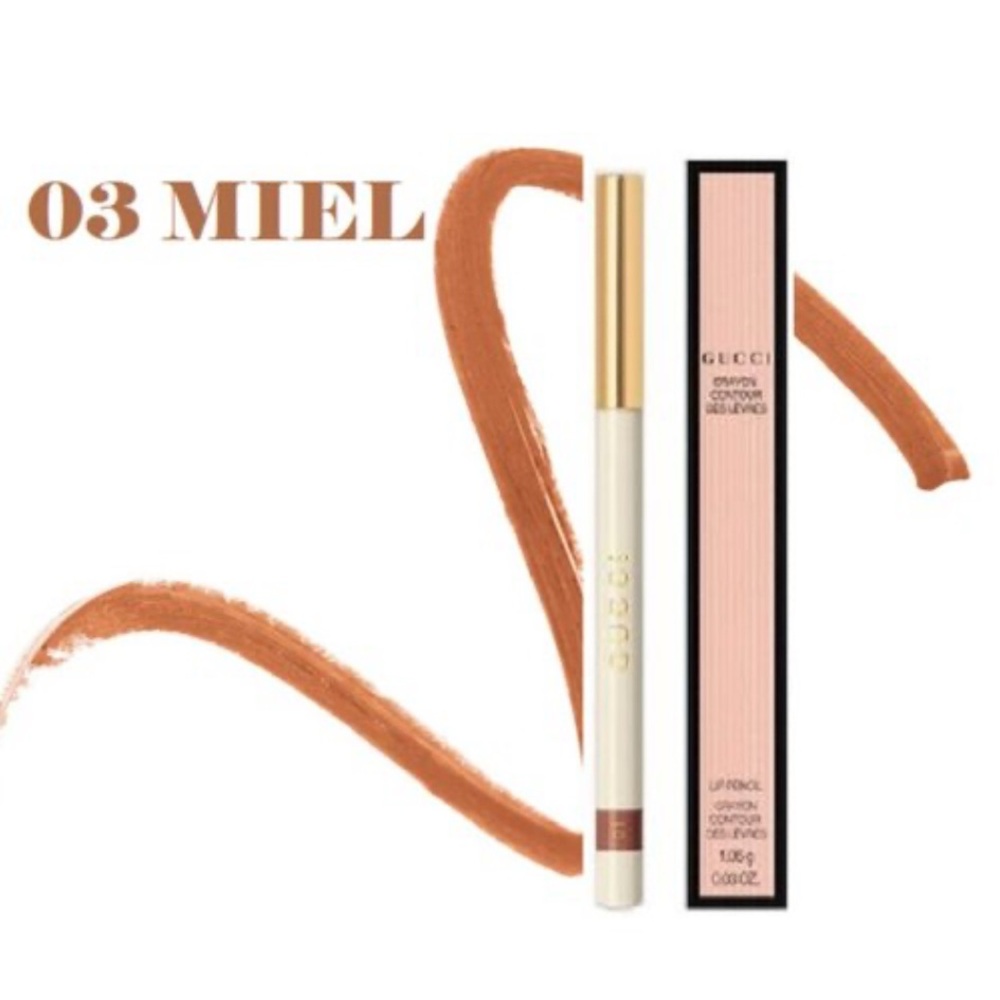 Gucci 03 Miel Lip Pencil — Warm Honey Brown